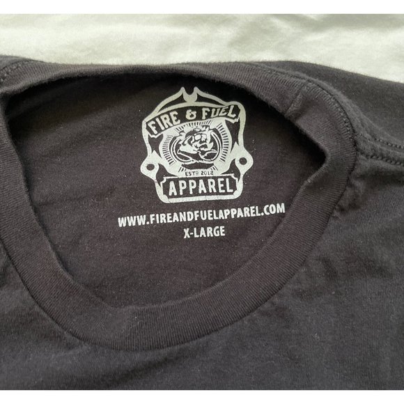 Grim Reaper Playing Golf Mens Shirt XL Fire and Fuel Apparel Lucky Fore - Picture 4 of 7